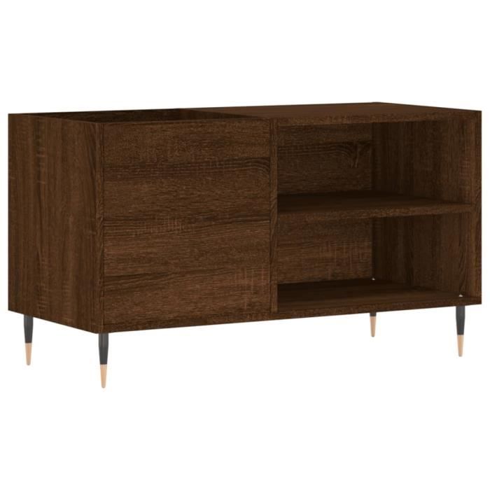 VidaXL Record Cabinet Brown Oak 85x38x48 Cm Engineered Wood 831699