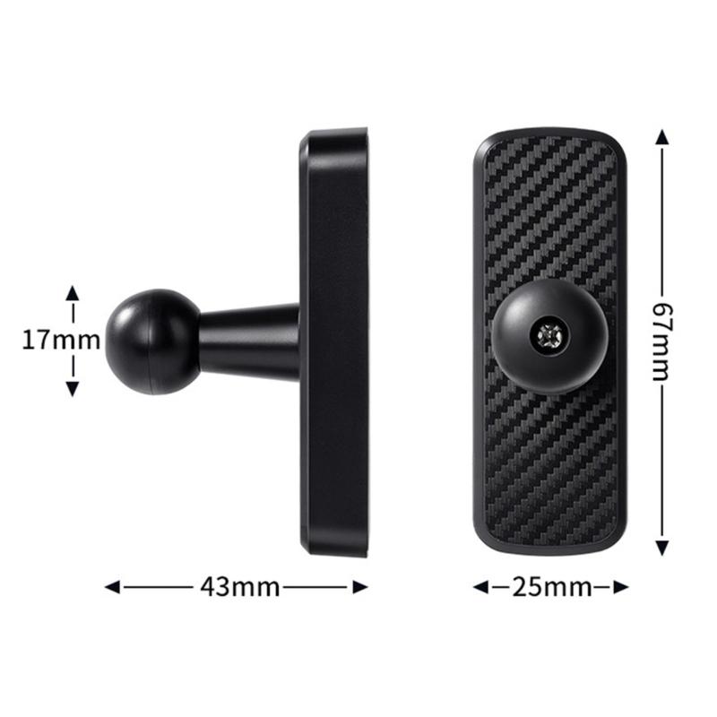 360 Degree Rotating Doble Side Magnetic Phone Mount Bracket for Golf Cart Universal Stand Holder for Most Mobile Phone