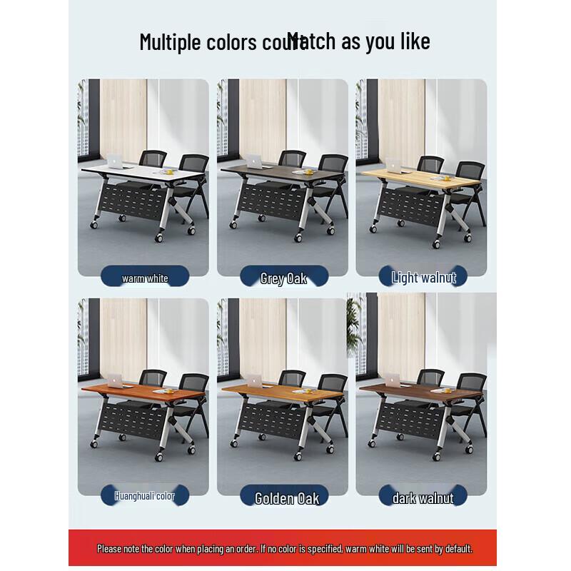 Yulongshan Mobile Folding Training Desk and Chair Set