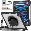 Case For iPad Pro 11 12.9 13 - Heavy Duty Shockproof Cover iPad Air 4 Air5 10.9"10th 11th Funda+Shoulder Strap Case