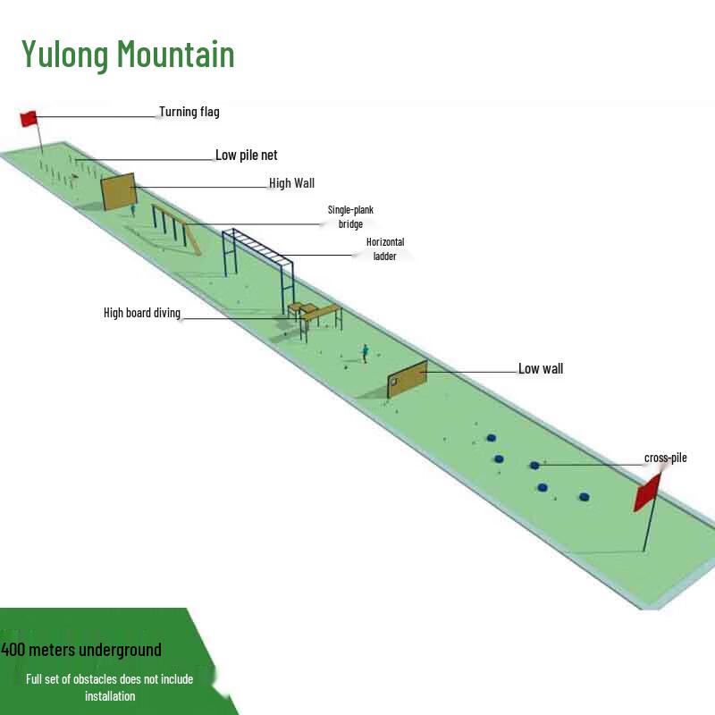 400m Obstacle Physical Training Equipment