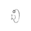 Cat Claw Charming Ring Delicate And Alluring Cute And Sweet Copper Material Adjustable Opening Design Animalzodiac