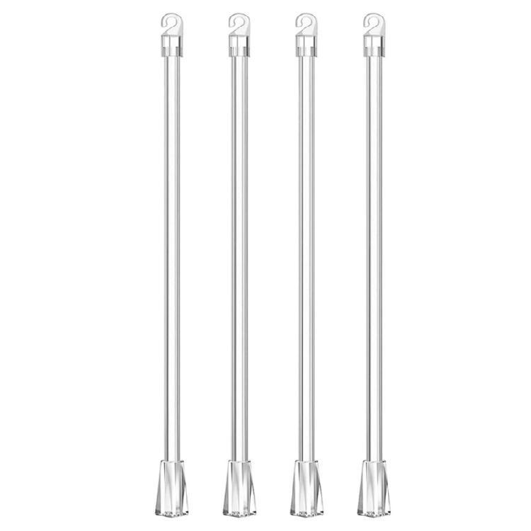 1Set 43cm Vertical Blind Wand Replacement, Clear for Smooth Blind Adjustment 2/4/6/8/10PCS