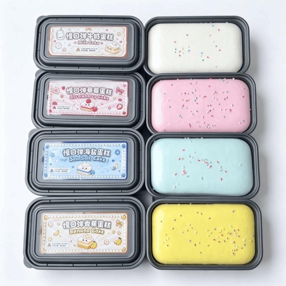 Slow Rising Sticky Box Cake Squishy Toy Butter Ice Cream Sensory Fidget Toy  Gift for Kids