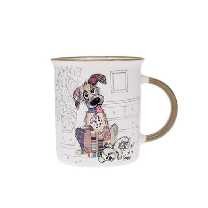 Mug Avec Des Animaux - Motif Chien Gentil - Matière Porcelaine Fine - Contenance 320ML