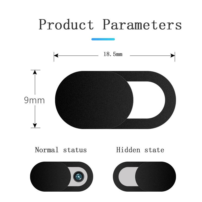 5PCS Webcam Cover Universal Phone Antispy Camera Cover For Web Laptop Tablet lenses Privacy Sticker