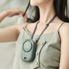 Portable Hanging Neck Fan Digital Display Strong Airflow Low Noise USB Rechargeable Bladeless Mini Cooling Fan