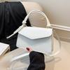 Temperament Simple Solid Color Small Bag Women'S Handbag Spring Versatile Shoulder Messenger Small Square Bag