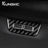 Carbon Fiber Style Interior Sticker for Volkswagen VW Golf 8 MK8 2020 2021 2022 2023 Rear USB Frame Interior Panel