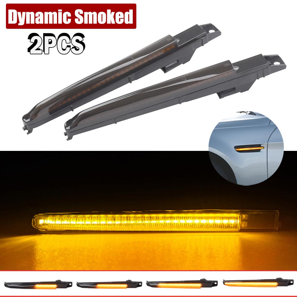 

Dynamic LED Side Fender Marker Light for BMW 5 Series F10 M5 S63N FV91 FV92 FV93 2010-2016 Flashing Sequential Turn Signal