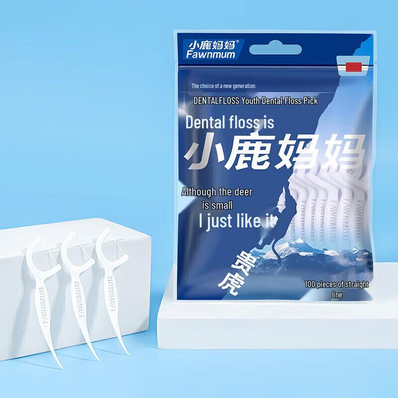 Little Deer Mom High-Fine Disposable Dental Floss Picks