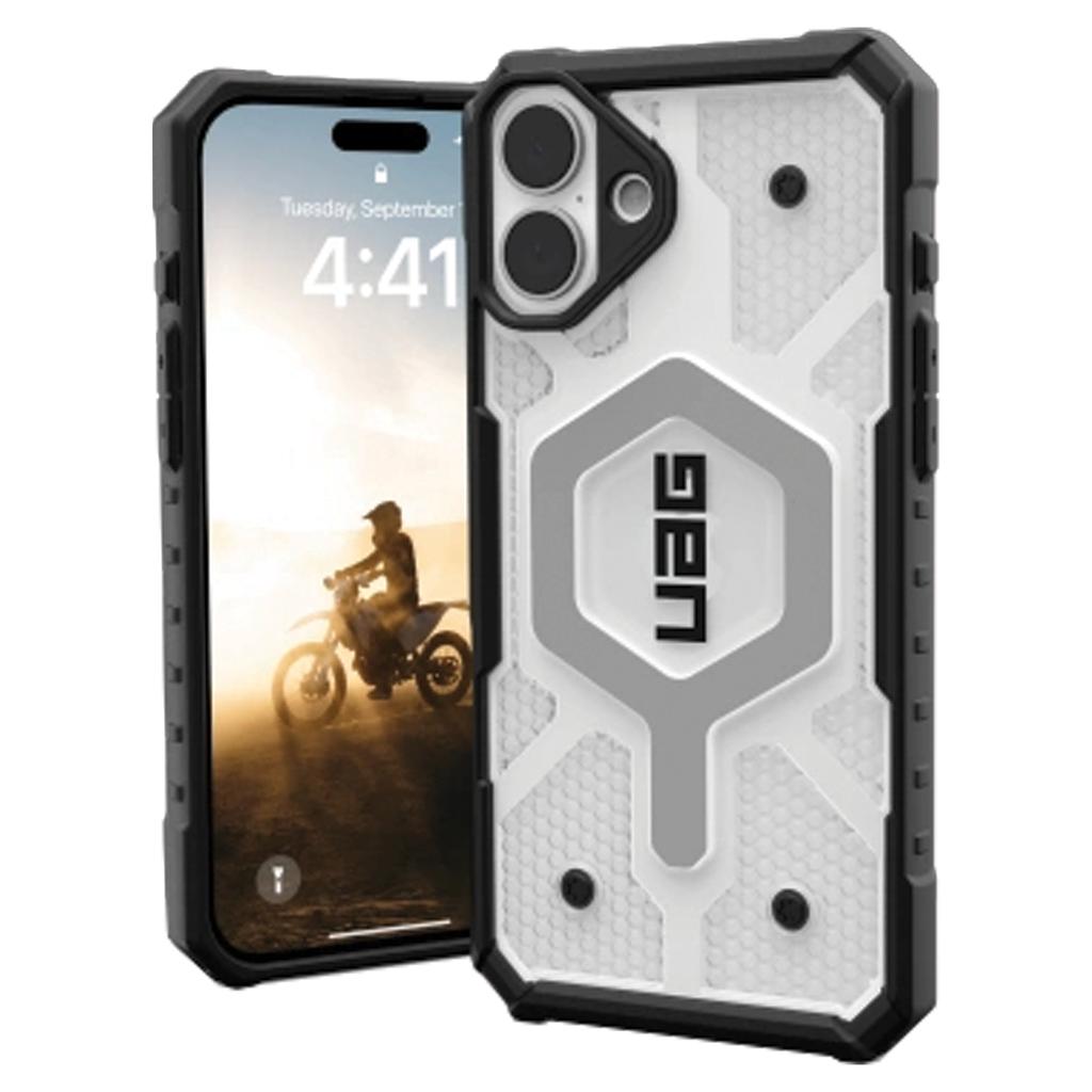 Etui Uag Pathfinder Clear Magsafe Na Iphone 16 Plus - Białe