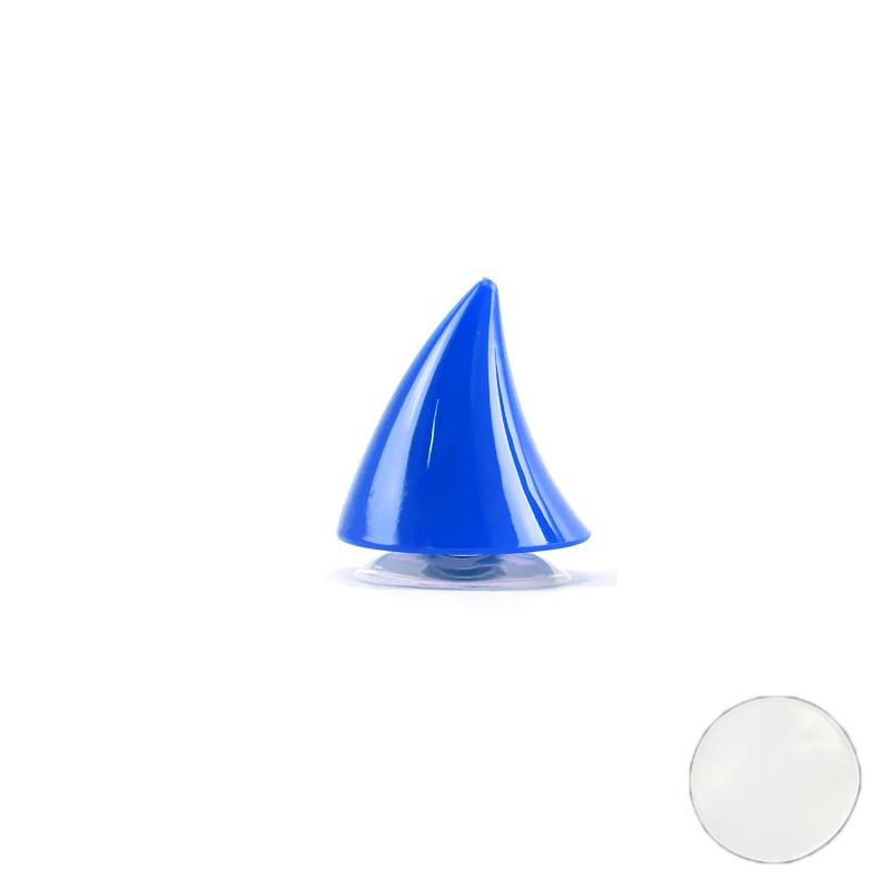 1 Pcs Motorcycle Helmet Corner Plastic Resilient Silicone Suction Cup Soft Horn Decoration Headwear Horn Decoration Accessories