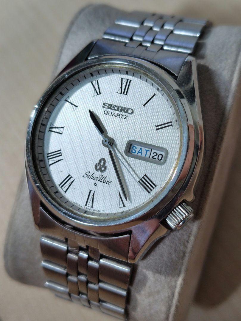 

[USED] Seiko Silver Wave Roman Glass Crystal Battery
