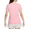 Nike T Shirts Women's Medium Soft Pink Crew Neck DV6095-690