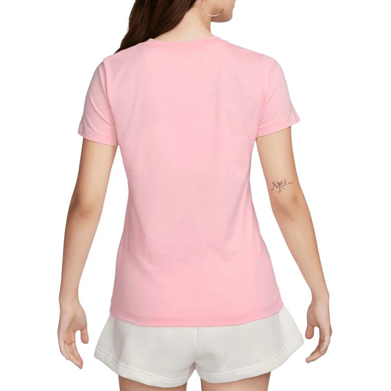 Nike T Shirts Women's Medium Soft Pink Crew Neck DV6095-690