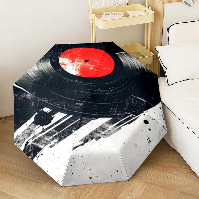 1PC Turntable Automatic Umbrella - Suitable Travel Outdoor Portable Umbrella Birthday Gift Daily Essentials