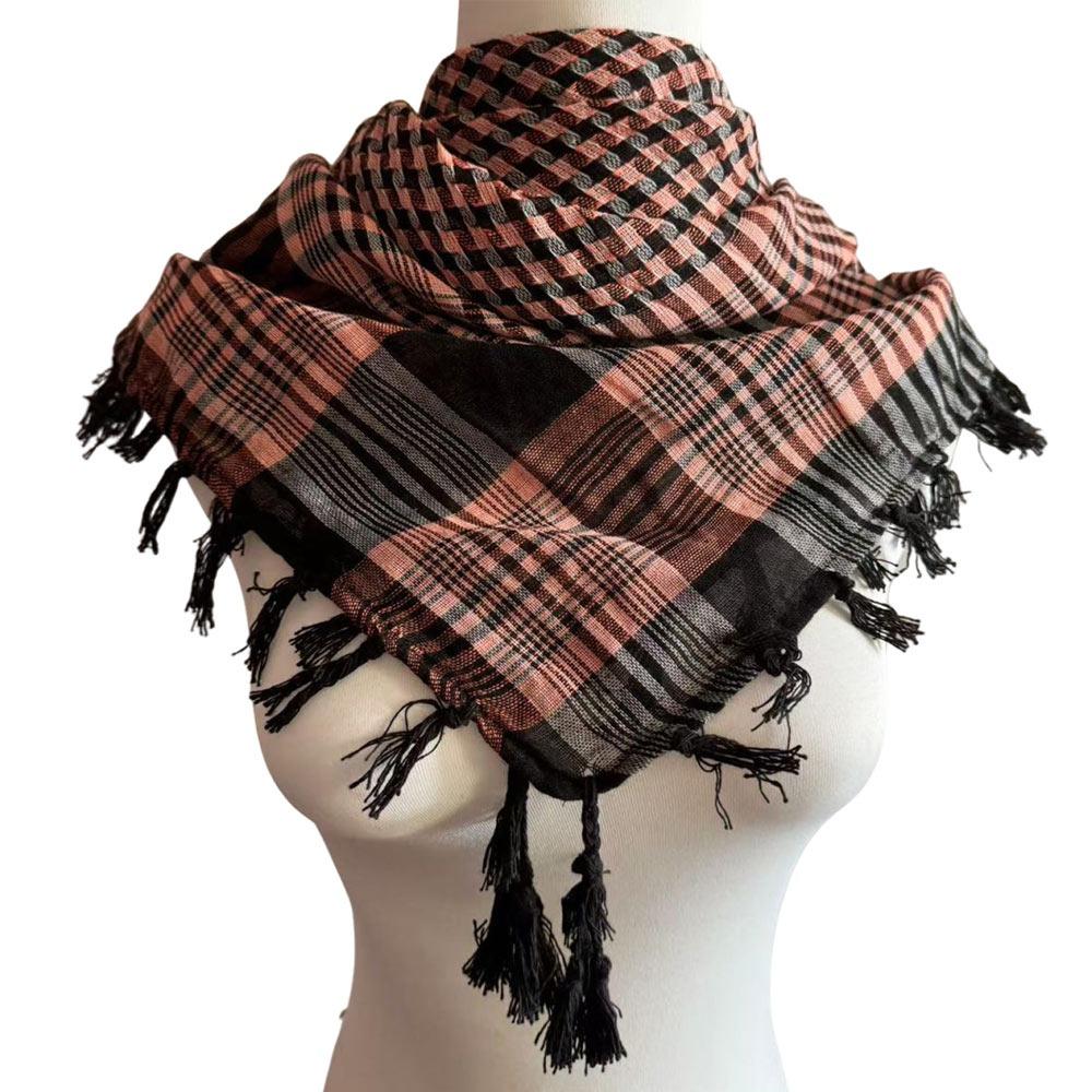 with Tassel Arab Shemagh Wrap Style Headscarf Arabic Scarf Head Neck Scarf  Costume Events D