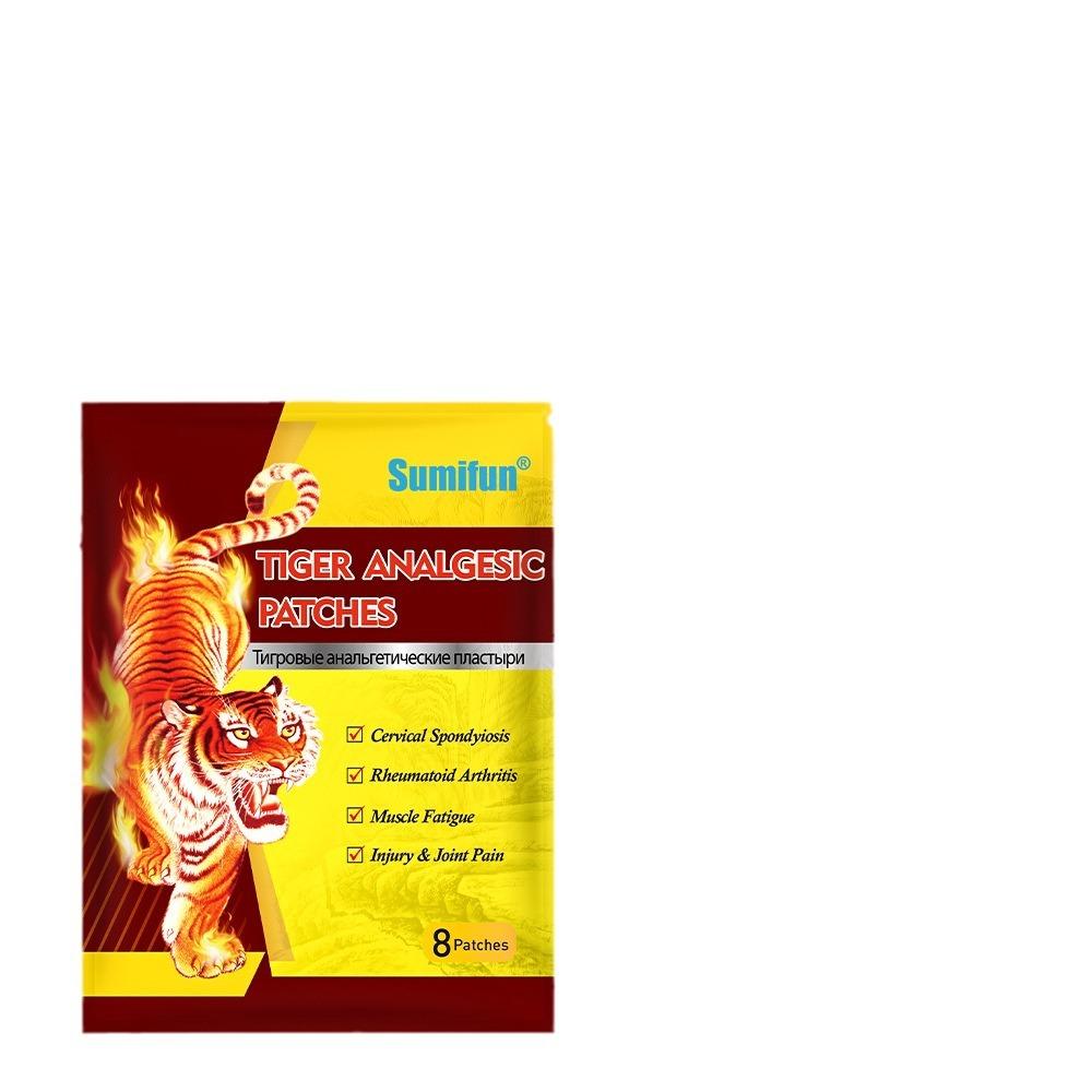 8pcs/bag Tiger Pain Relief Plaster for Shoulder Neck Back Knee Joint Muscle Pain Relief Health Care