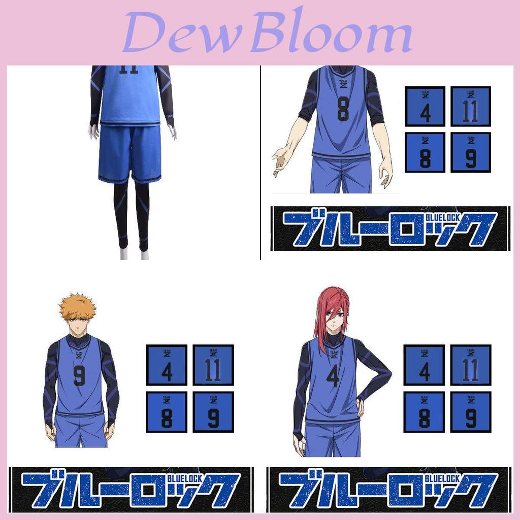 Bluelock Cosplay Kostuum Voor Rollenspel Fans