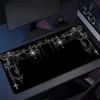 Gothic Dark Angel XXL Gaming Mouse Pad Black White Cross Sketch Deskmat Non-Slip Rubber Keyboard Mat Computer Gamer Mousepad