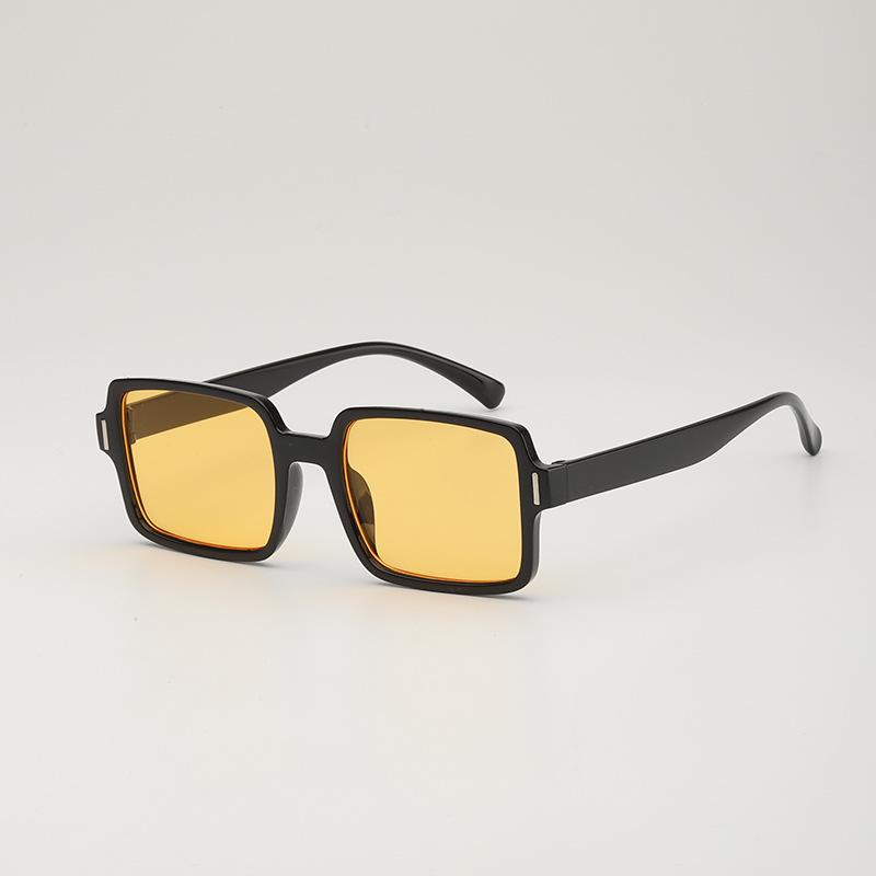 Big Frame Vintage Sunglasses for Women Men Retro Square Sun Glasses Branded Unisex Rectangle Eye Glasses Goggle