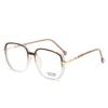 Vintage Square Glitter Frame Anti-blue Glasses Women Fashion Optical Eyewear Eyeglasses