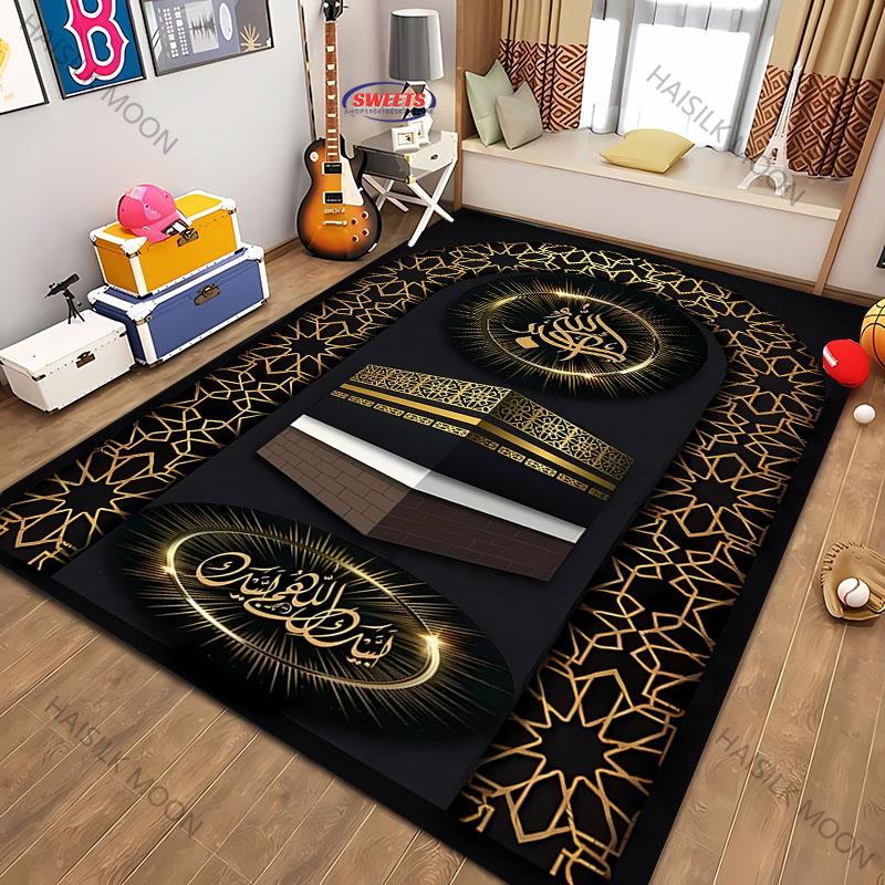 17 Style Islam Prayer Rug for Muslim Ramadan Soft Man Prayer Mat Portable Kids Bedroom Carpet Daily Prayer Mat Eid Al-Fitr Gifts