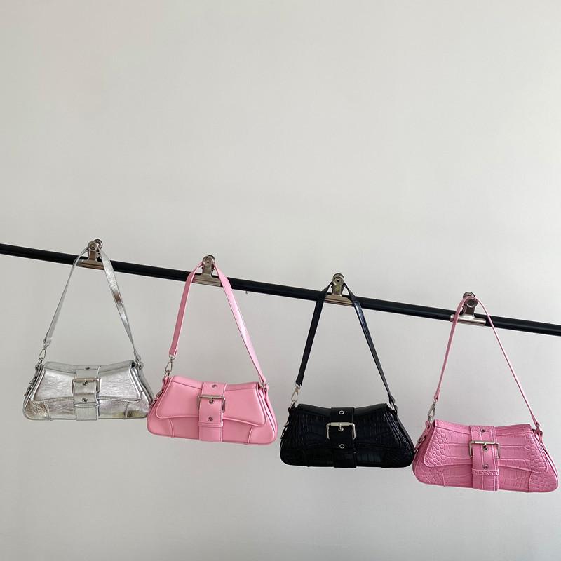 Crocodile pattern PU leather crossbody bag for women designer elegant bags shoulder bag