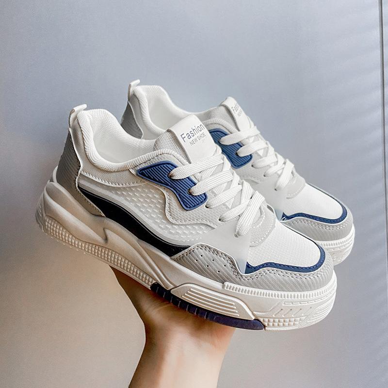 Spring New Korean Version Small White Shoes Female Students Thick Sole Muffin Shoes Casual Board Shoes