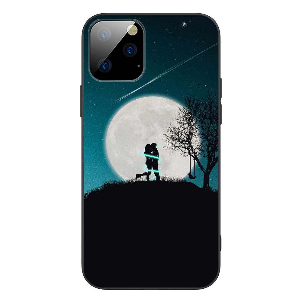 Applicable To IPhone16 Starry Sky Scenery Mobile Phone Case, New Moon Star Universe Couple Literary Mobile Phone Case