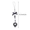 Bowknot Heart Cross Flower Phone Charm Straps Keys Hanging Pendants Bag Decor