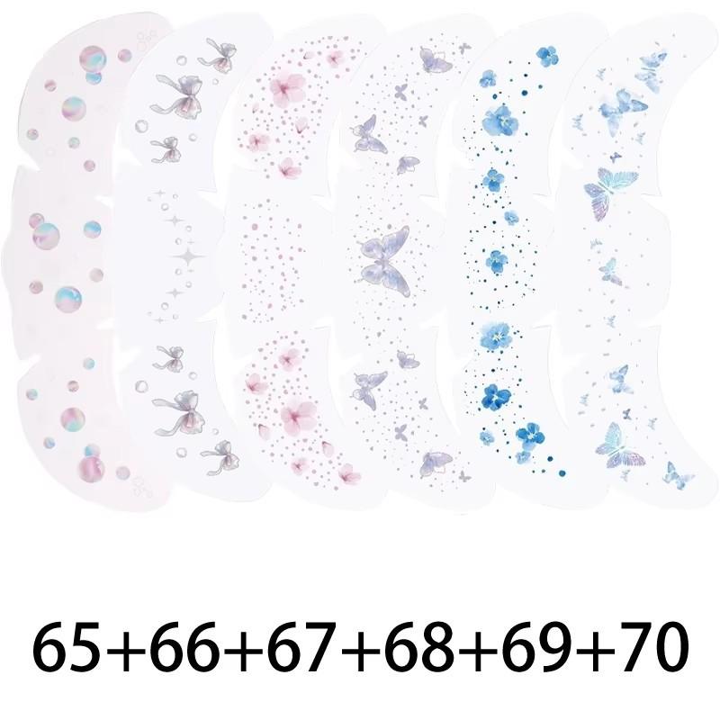 

Наклейка на лицо Мультяшная Карнавальная вечеринка День Святого Валентина Макияж Наклейка-тату Милый набор 150*52mm