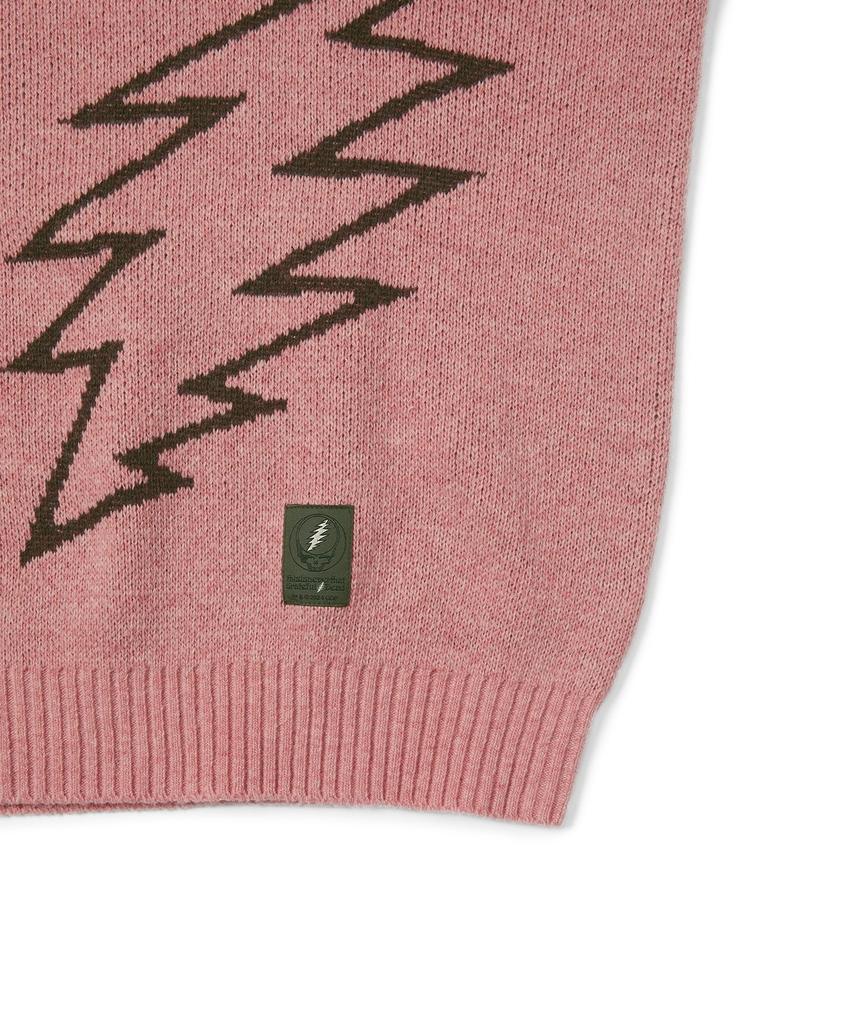 THISISNEVERTHAT Gd Iconography Knit Sweater Pink