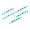5 Pcs Slide Potentiometer B10K Double Channel Straight Slide Mixer Fader for Multiple Purposes B10K