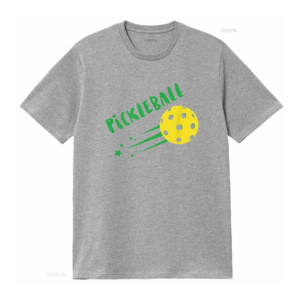 Womens Pickleball T Shirt White Medium vintage Washed Breathable Versatile Stretched Casual Unisex designer clothes streetwear