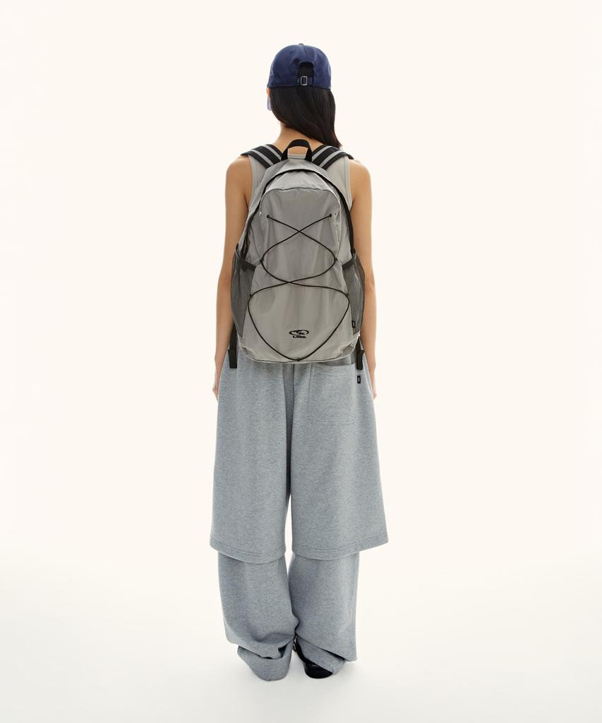 Lmc Oval Globe String Backpack Gray