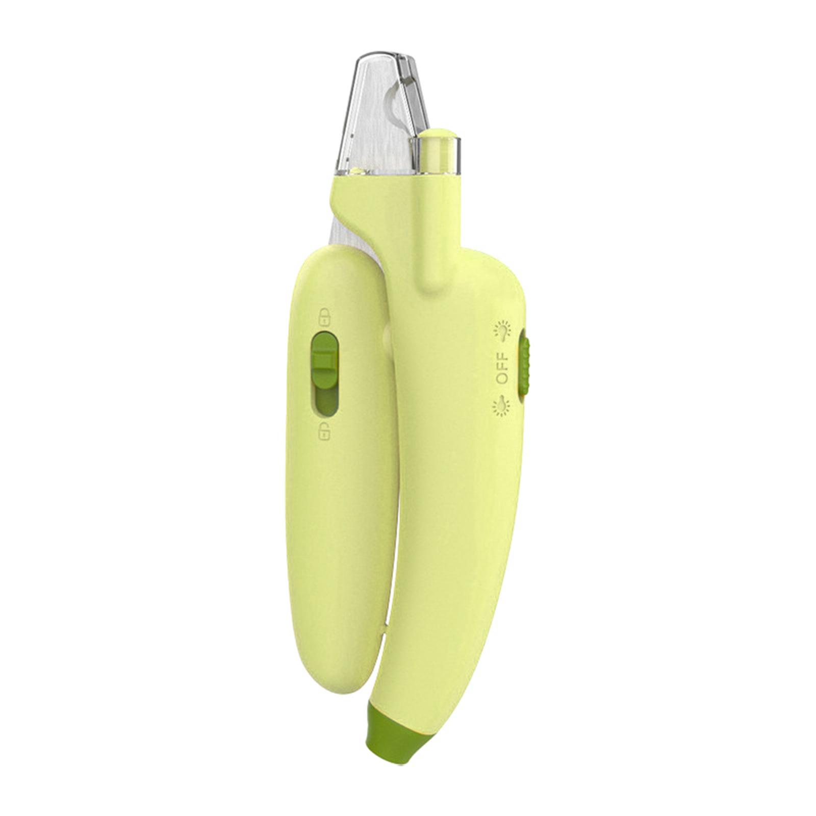 

Машинка для стрижки когтей и триммеры для собак и кошек, профессиональный инструмент для ухода со светодиодной подсветкой, предотвращающей чрезмерное срезание зелёный