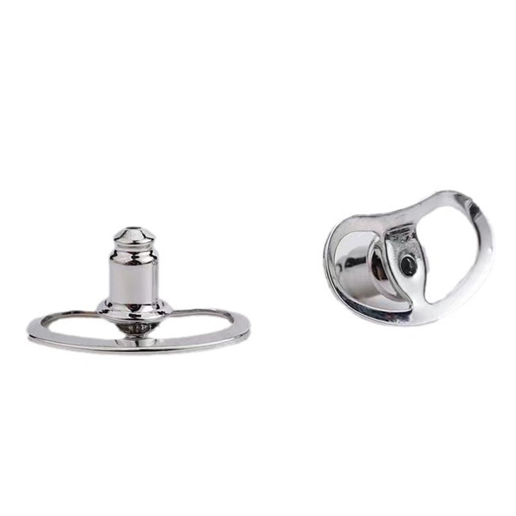 10pcs Comfortable Earring Backs Stylish Earring Backs with Pig Nose/Flower Shape Unique Lifters for Heavy Earrings