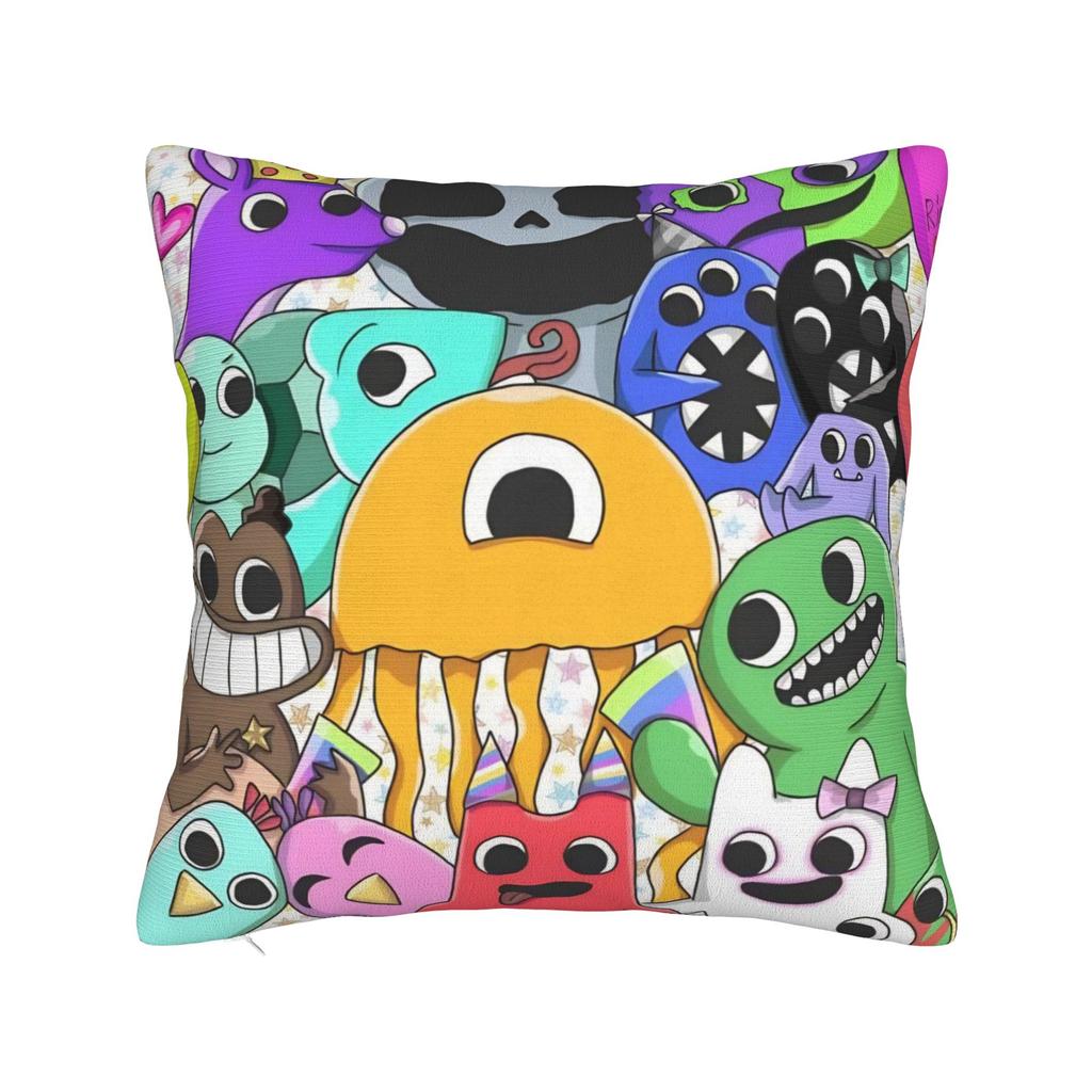 Garten of Banban Funny Games Pillow Covers Accessories Printed Cushion Cover Gift  Throw Pillow Case Cover Sofa Multiple Sizes