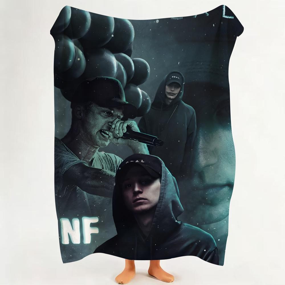 

Music N NF Throw Flannel Throw Blanket Suitable for Sofa Living Room Bedroom 75cmx90cm