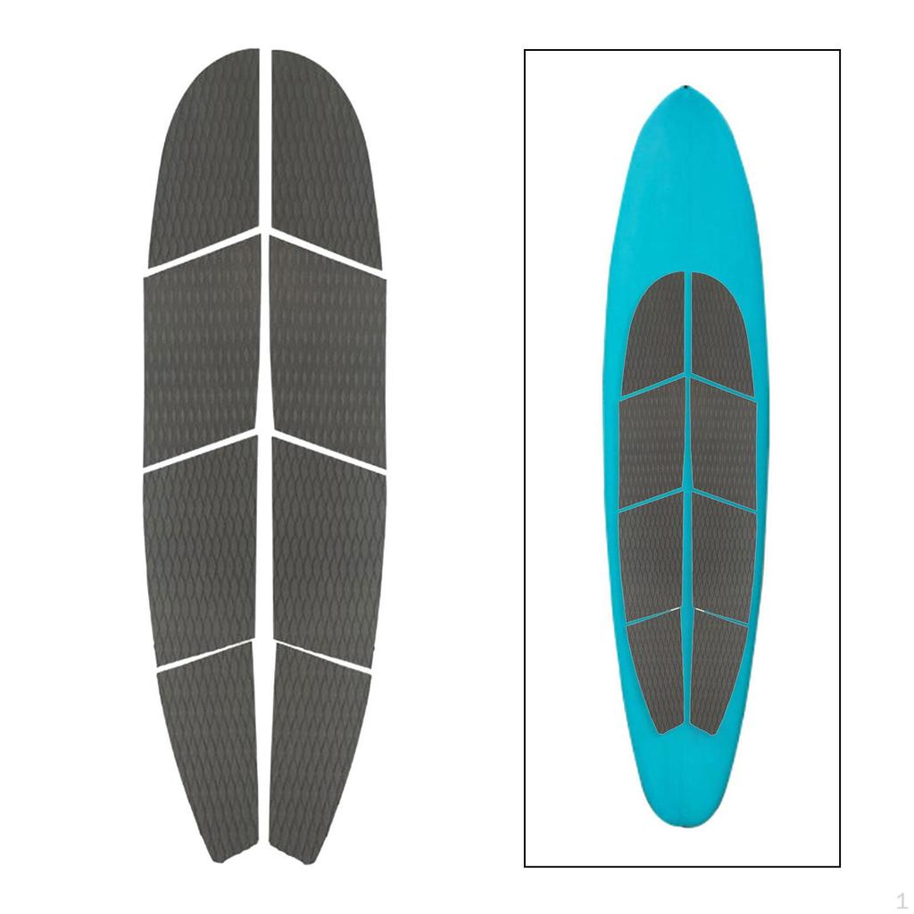 8Pcs Surfboard Traction Pad Deck Tail Pads Surf for Skimboards