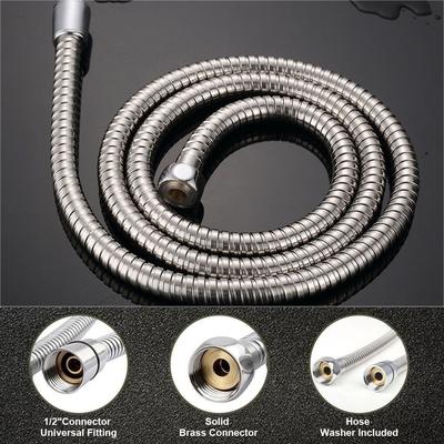 Manguera Flexible Estándar para Fontanería de 1-3m Tubo para Baño Tubo para Cabezal de Ducha Acero Inoxidable