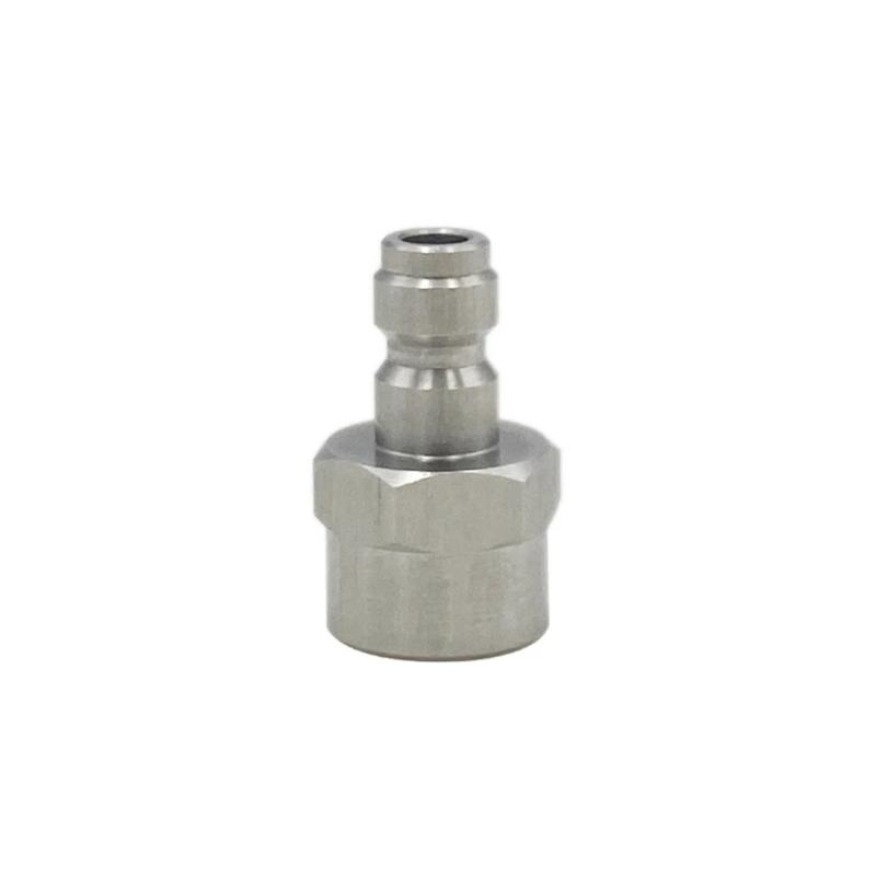 

Stainless Steel Carbon Dioxide Inflatable Connector M11 Thread 8mm Quick Connection Adapter Quick Disconnect Accessories 1