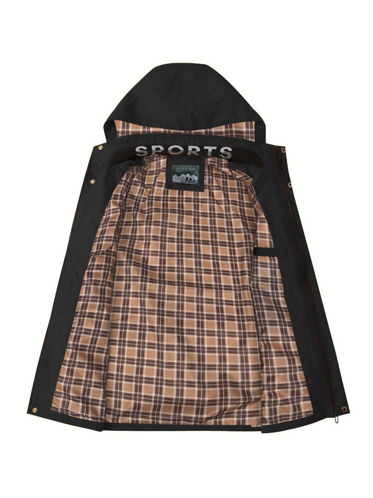 European Cross-Border Men's Windproof Hooded Jacket: Spring & Autumn Lightweight Multi-Pocket Workwear Trend
