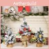 Delightful 20cm Silver Plush Mini Christmas Tree Decoration Adding Cheerful Vibes To Your Holiday Setup