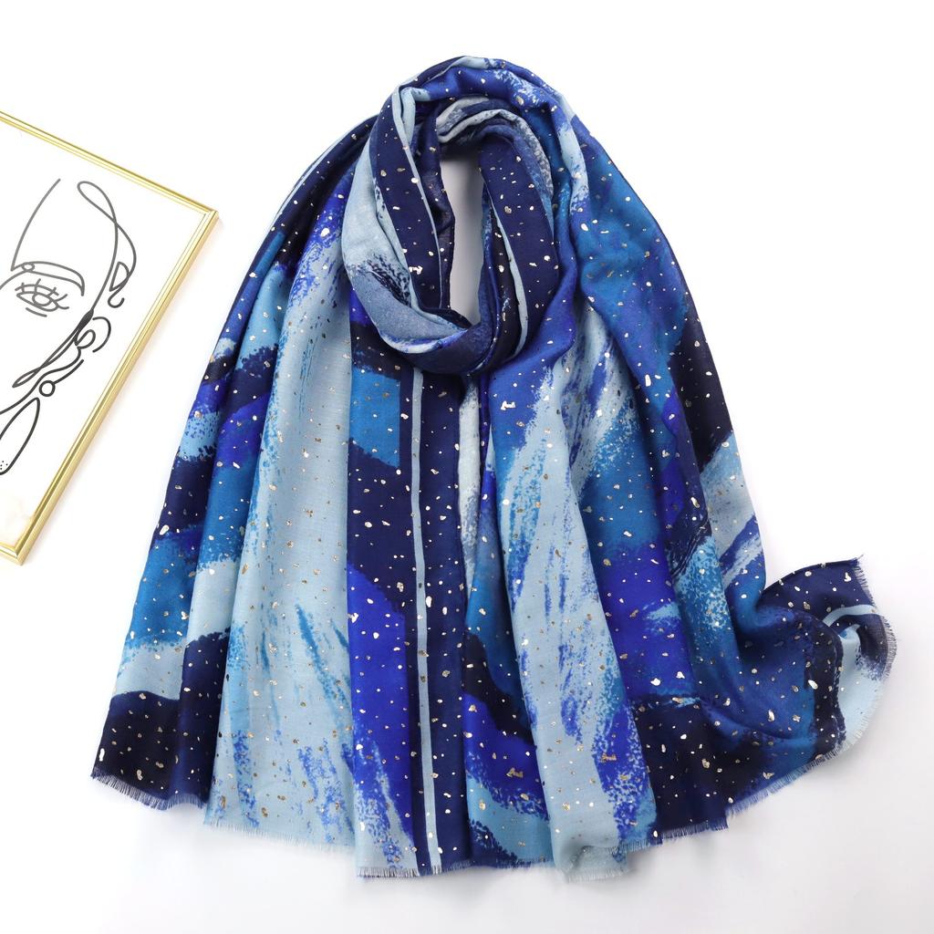 2024 Spring And Autumn Winter New Cotton And Hemp Long Thin Scarf Travel Versatile Sunscreen Warm Shawl For Women