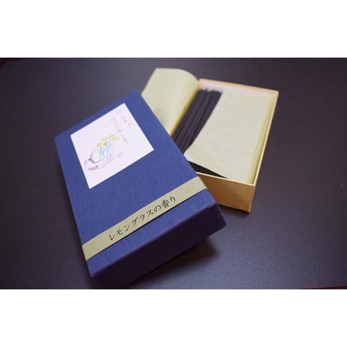 Awaji Umekundo Smokeless Incense, for Home Use, Low Smoke, Bamboo Charcoal Refreshing Lemongrass (120g), Loose Pack #159