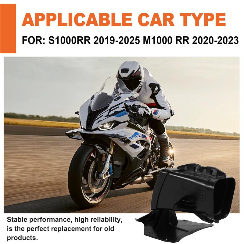 A28G-Motorcycle Ram Air Intake Cover Tube Duct Fairing Parts For BMW S1000RR -2025 M1000 RR -