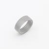 Titanium Steel Woven Mesh Ring Does Not Fade Wind Simple Mesh Men'S And Women'S Jewelry Ring